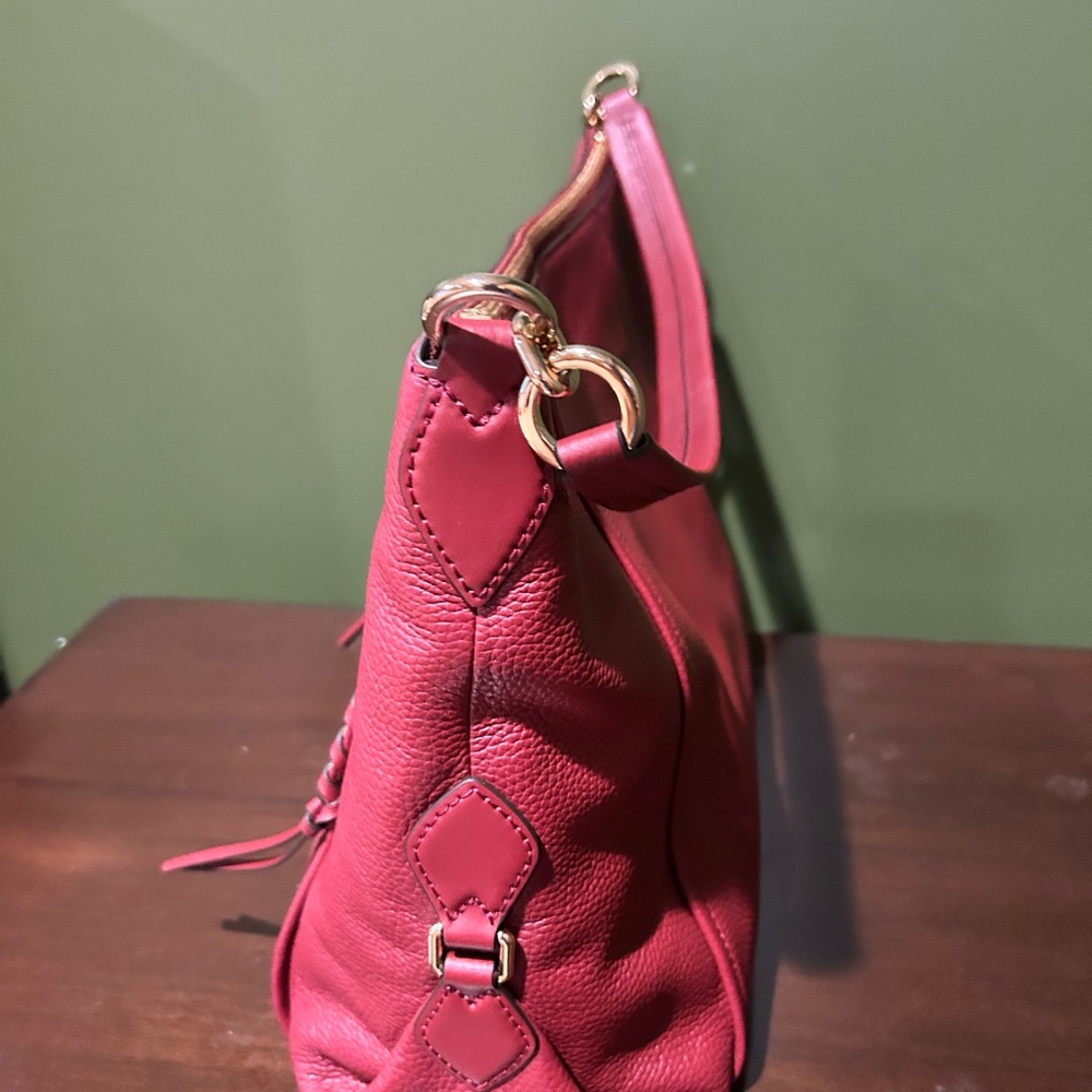 Michael Kors Sia Large Leather Shoulder Bag - Picture 5 of 6